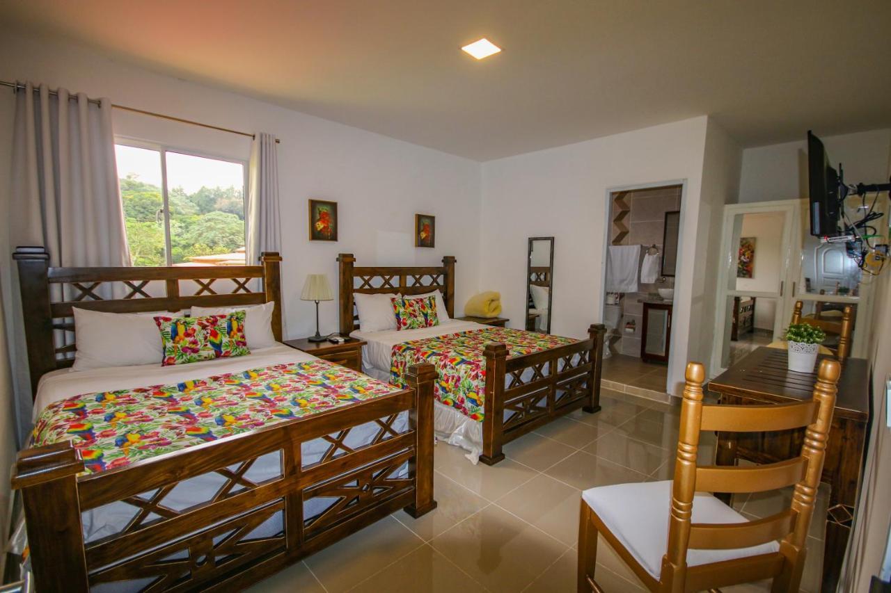 Deluxe Suites Guacamayos - Eco-Lodge & Swimming Pool Bonao Exterior foto